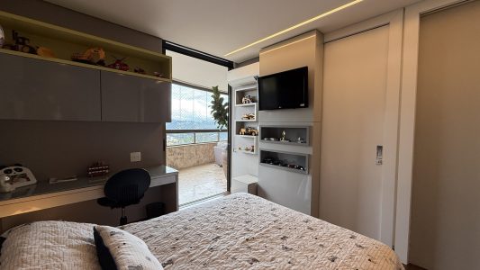 Suíte com armários Apartamento à venda no Terra Vale do Sereno
